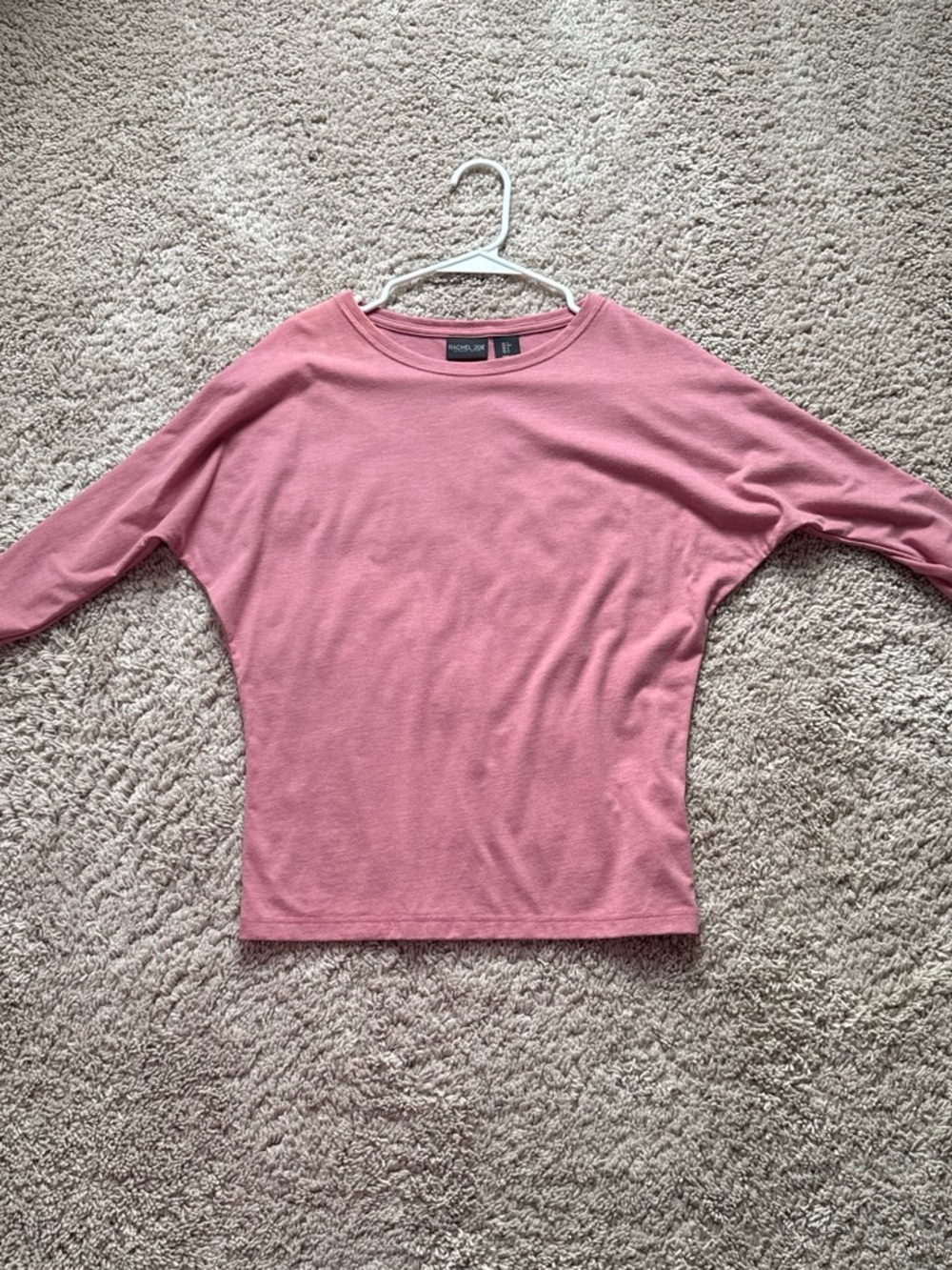 Rachel Zoe Dusty Rose Dolman Long Sleeve Top